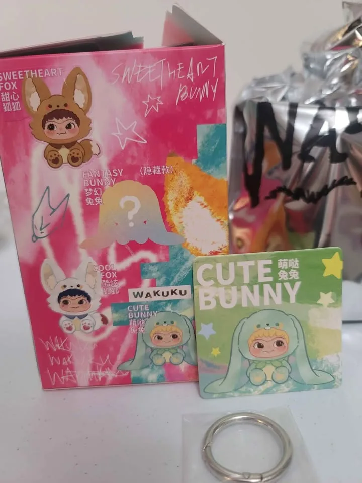 Wakuku Cool Bunny Plush Pendant New image indicator(5)