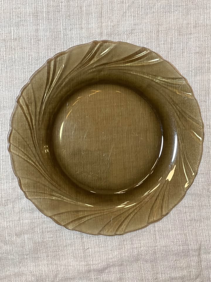 Set of 2 Vereco Duralex Rivage Swirl Plates - photo 3