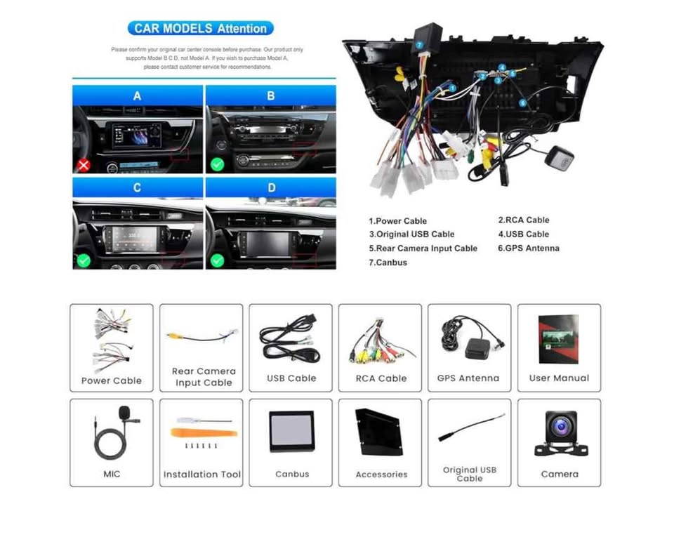 2G 64G Toyota Corolla 2014-2017 Head Unit Car Radio - photo 4