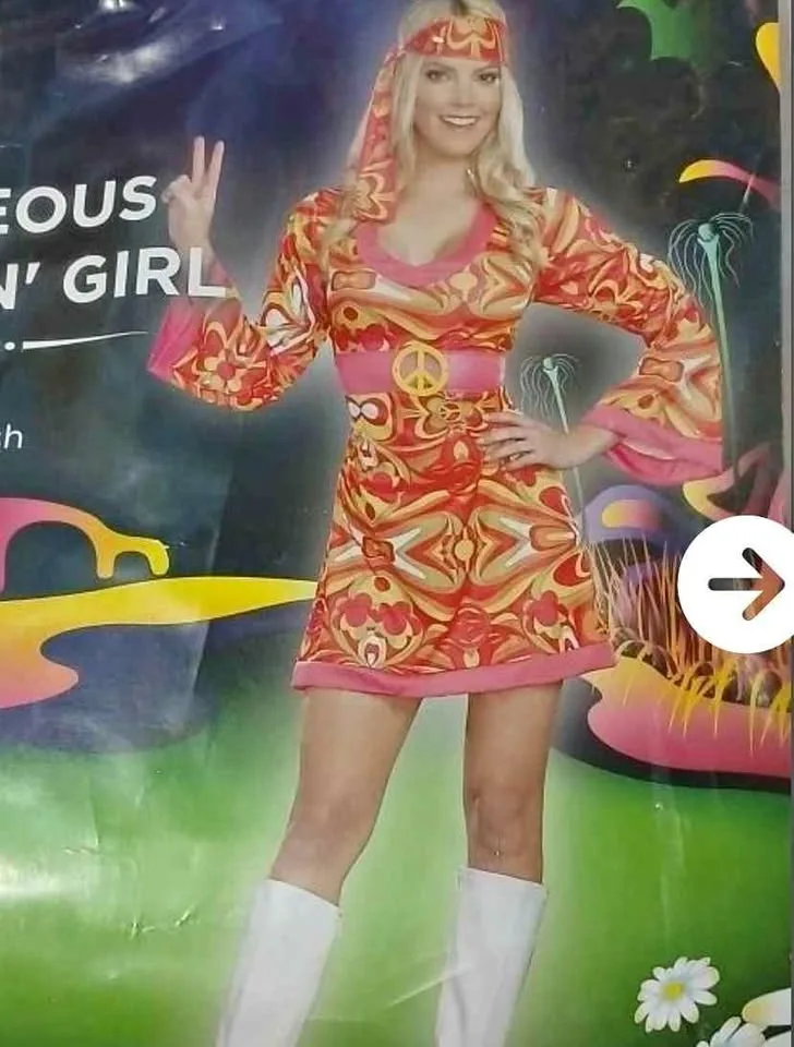 Groovin 70's costume Size Medium