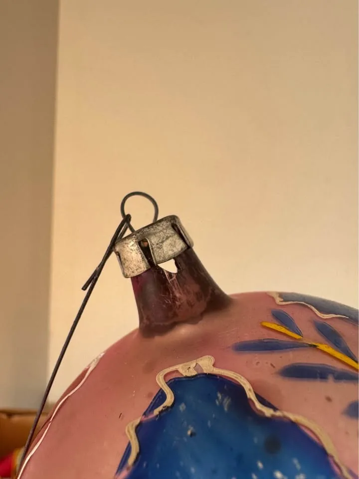 Vintage Mid-Century Mercury Glass Ornaments - Lot of 6 image indicator(7)