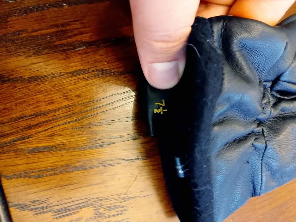 Women's Kodiak 100% real Leather Gloves 7.5 image indicator(3)