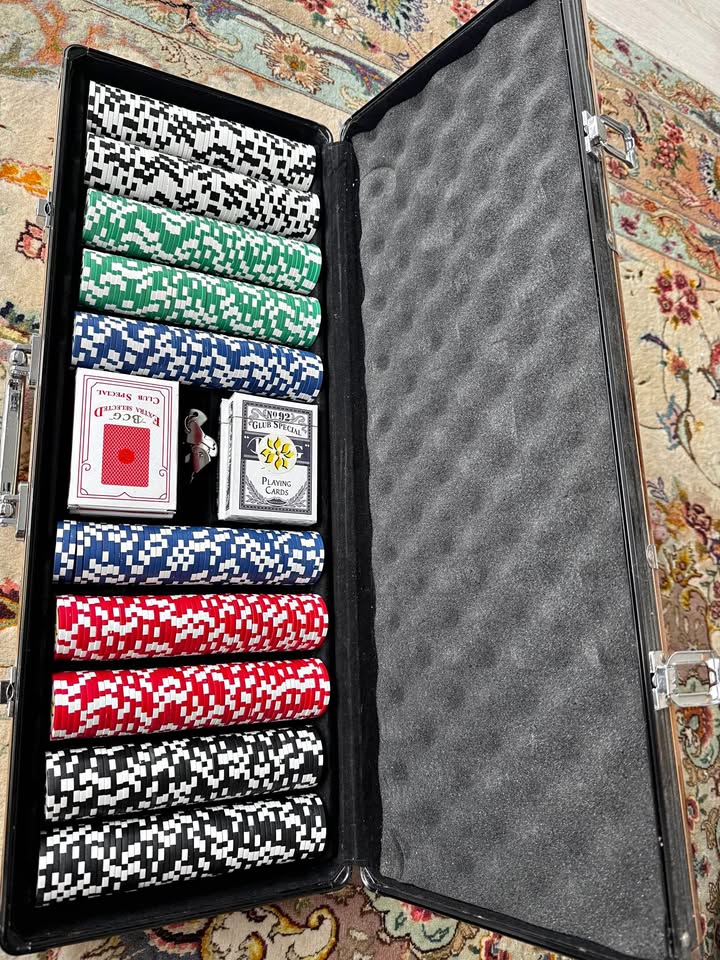 500 pieces poker chips set
