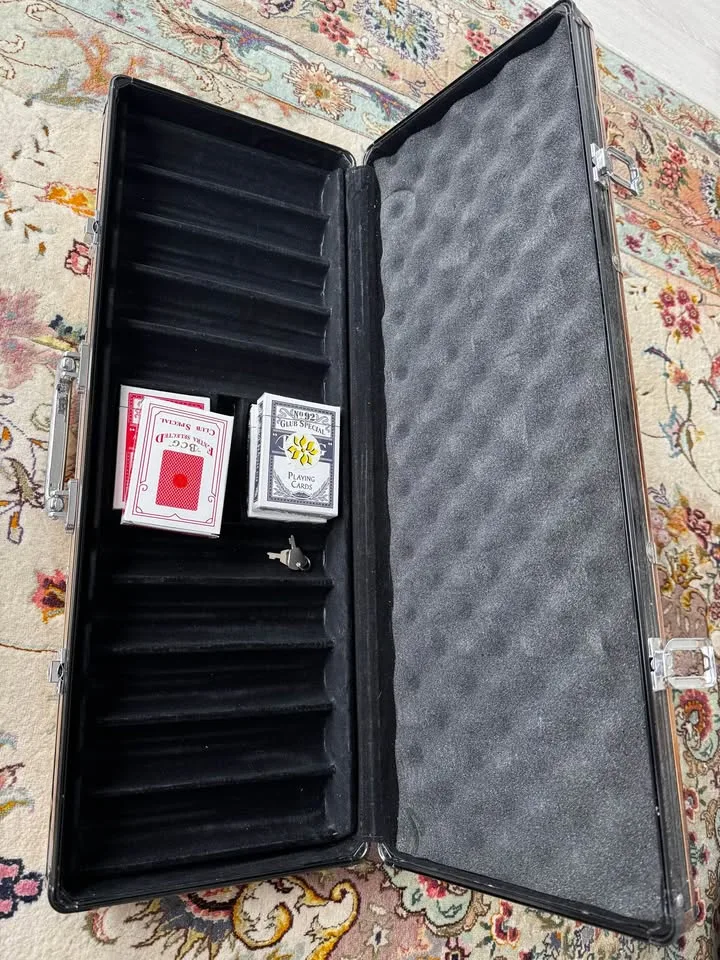 500 pieces poker chips set image indicator(3)