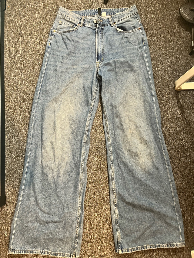 H&M baggy jeans/ mom jeans