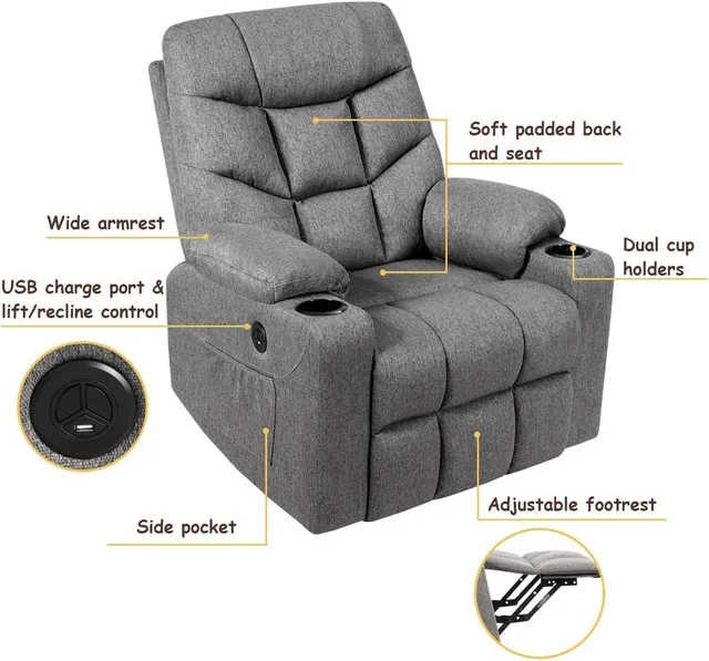 Power Lift Recliner Chair - Like New! image indicator(3)