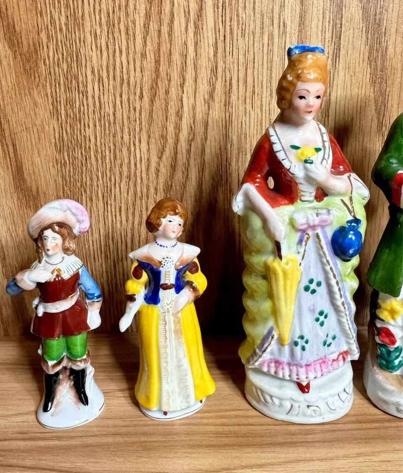 7 Vintage Porcelain Figurines - Circa 1945-1955 - $40 image indicator(5)