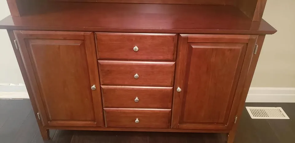 Buffet, hutch and table with leaf image indicator(5)