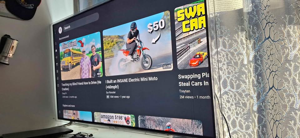 55" samsung smart tv!