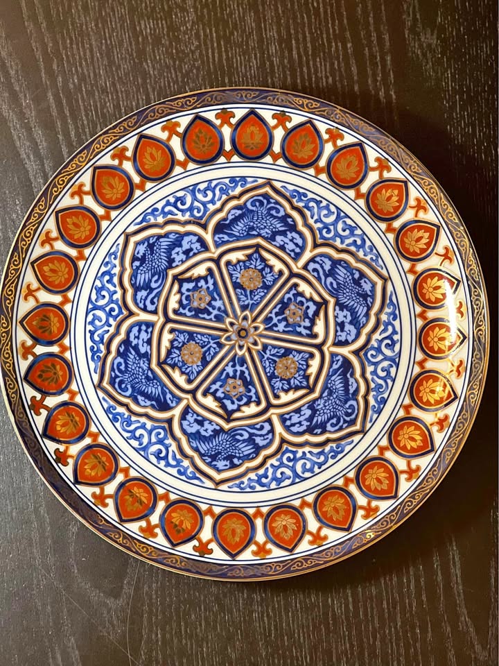 Vintage Imari Collector Plate Japan