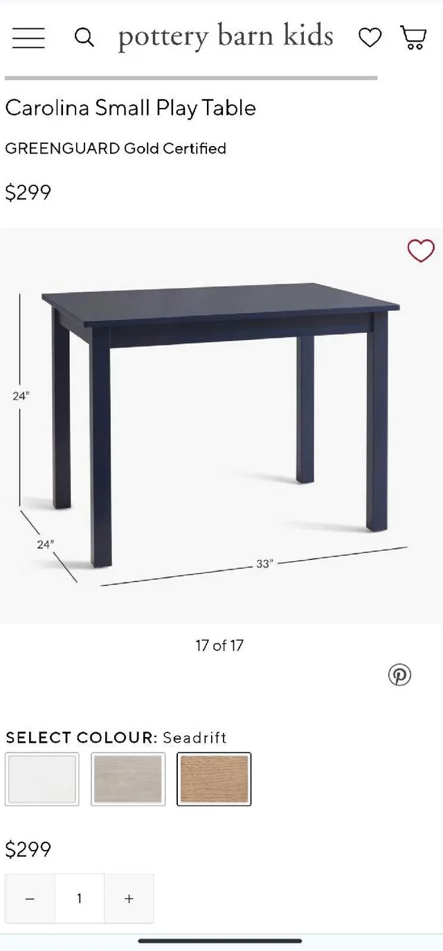 Pottery Barn Kids Table image indicator(2)