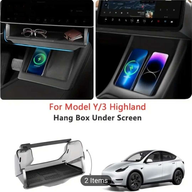 Tesla Model 3/Y Under Screen Storage Box - photo 2