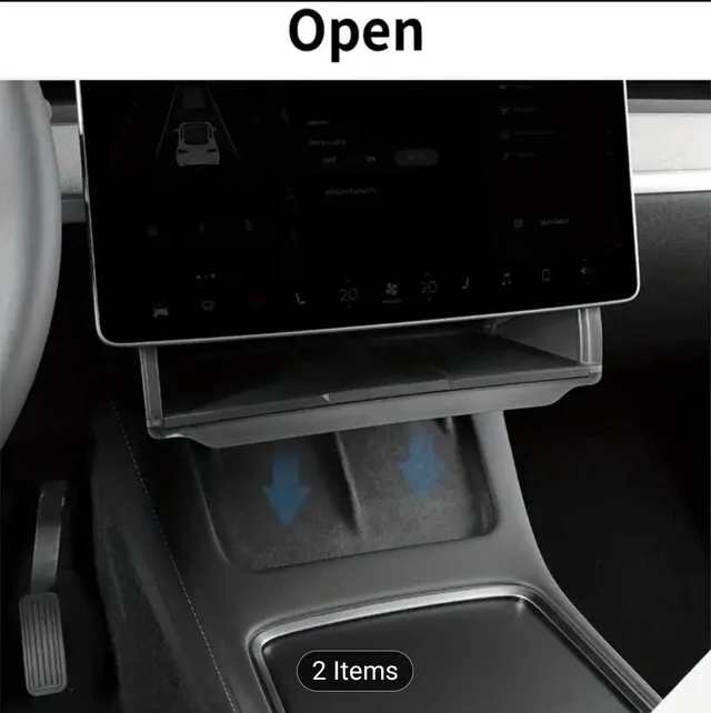 Tesla Model 3/Y Under Screen Storage Box image indicator(3)