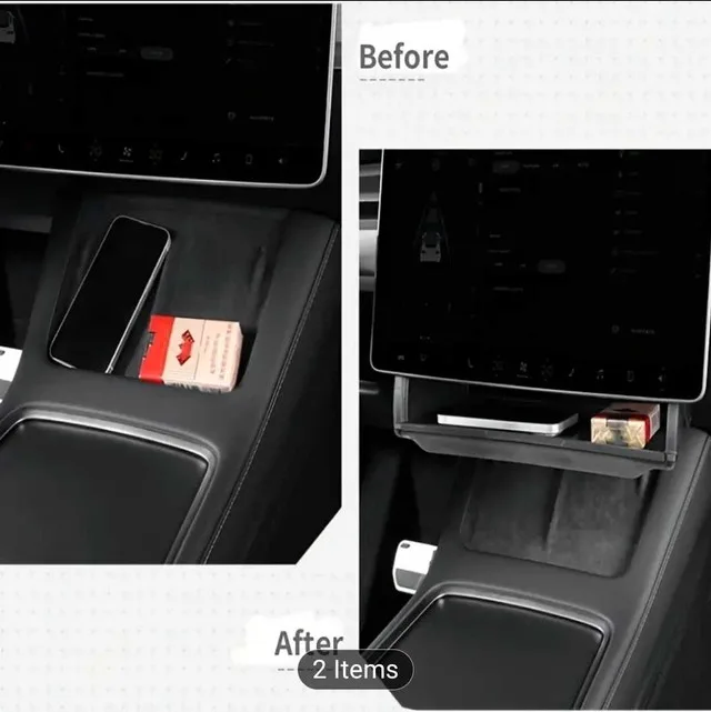 Tesla Model 3/Y Under Screen Storage Box image indicator(6)