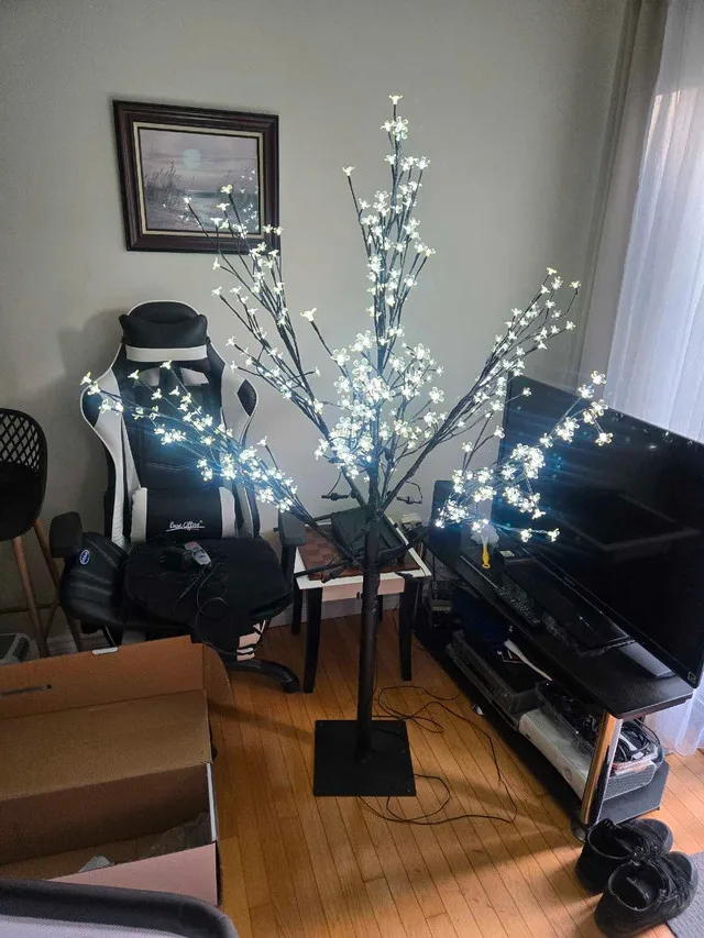 6 ft Holiday Tree with Lights thumbnail