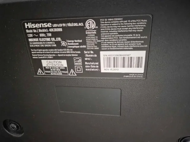 Hisense 42 Inch LED LCD TV image indicator(5)