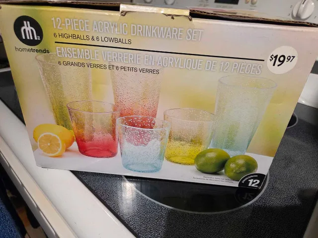 Hometrends Acrylic Drinkware Set image indicator(3)