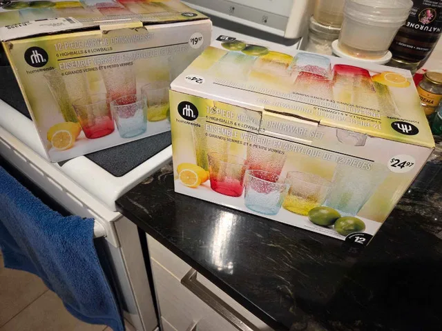 Hometrends Acrylic Drinkware Set image indicator(5)