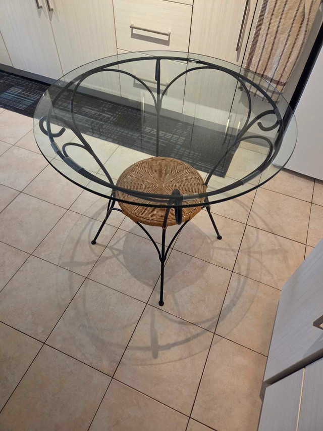 Glass Top Bistro Table - photo 2