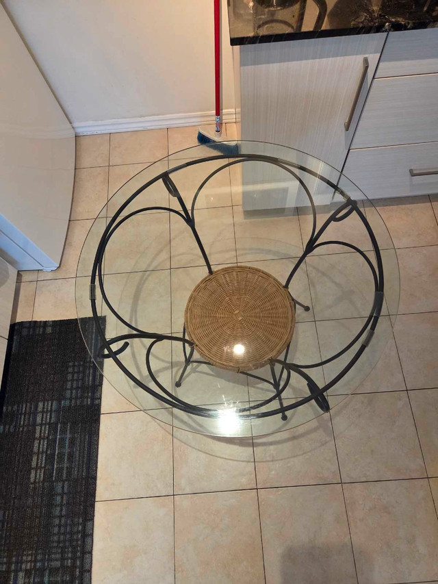 Glass Top Bistro Table - photo 3