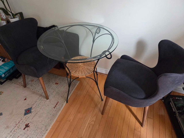 Glass Top Bistro Table - photo 4