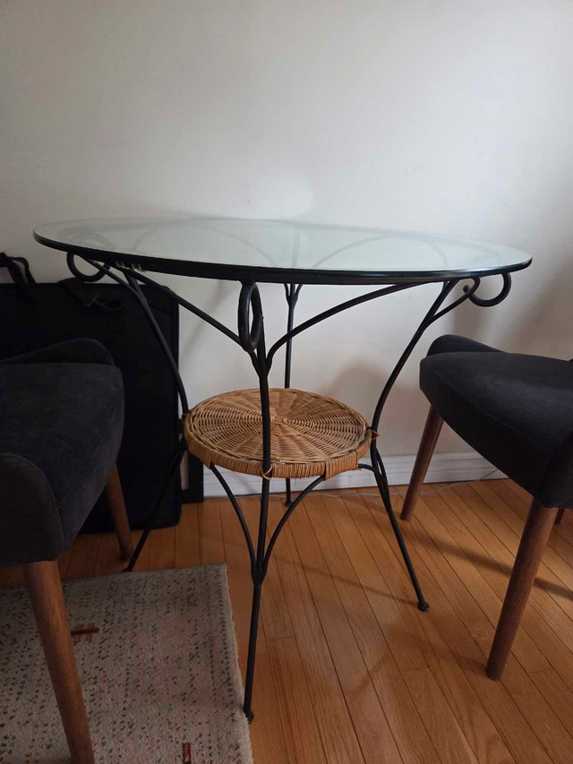 Glass Top Bistro Table - photo 5
