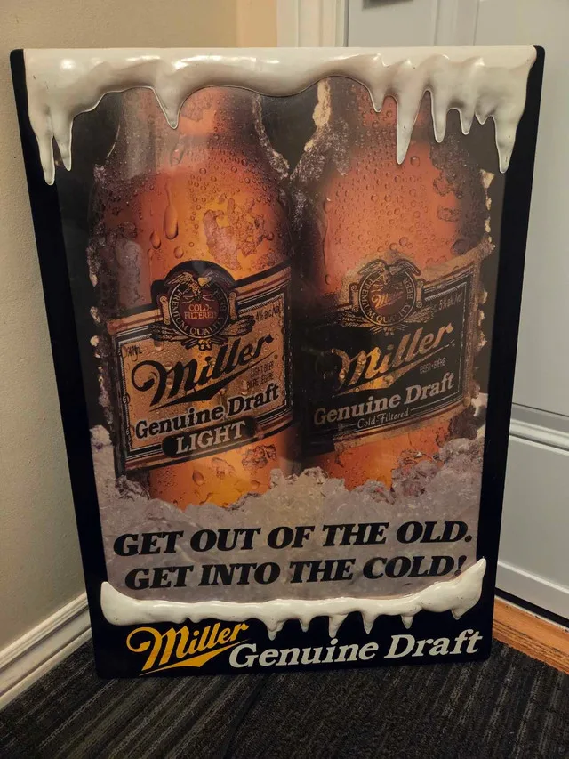 Miller Genuine Draft Light Sign image indicator(3)