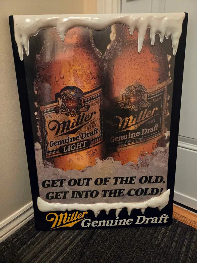 Miller Genuine Draft Light Sign image indicator(5)