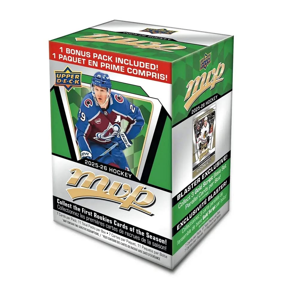2025-26 Upper Deck MVP Hockey Card Blaster Box