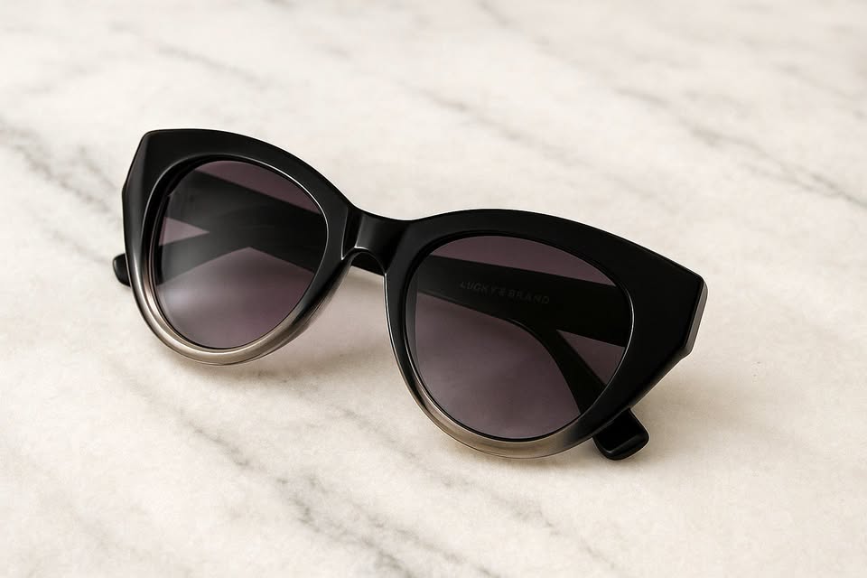 Lucky Brand Sunglasses – Black Cat-Eye Style