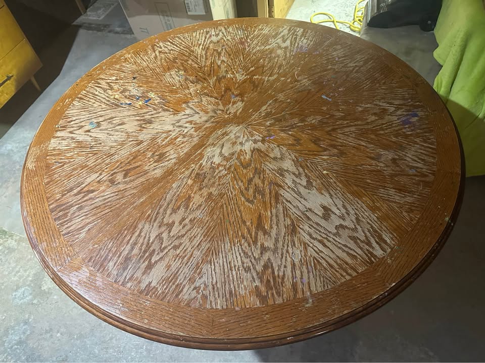 kitchen table 4 chairs solid wood - photo 4