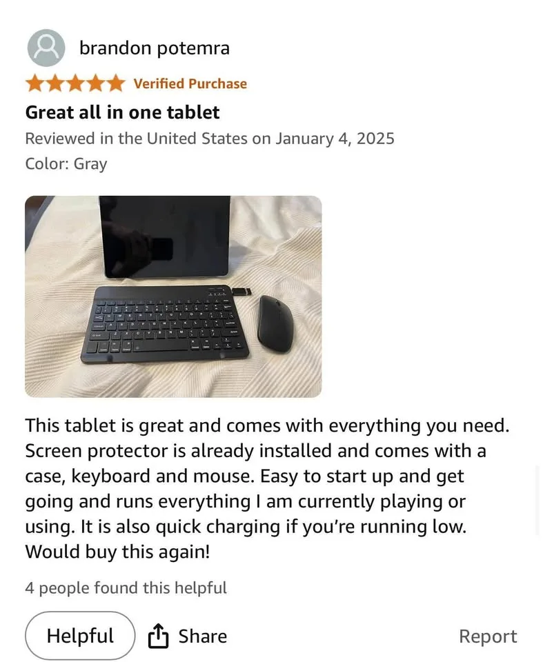 2025 Android 14 Tablet 20GB RAM 128GB ROM 1TB Expand image indicator(8)