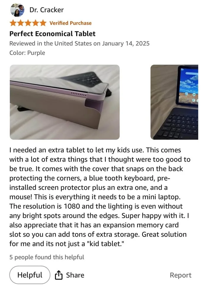 2025 Android 14 Tablet 20GB RAM 128GB ROM 1TB Expand image indicator(9)