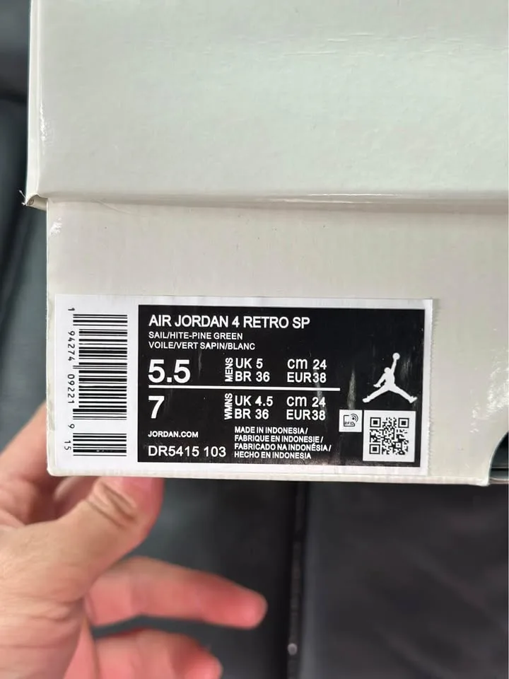 Nike Air Jordan 4 Retro SP x Nike SB Pine Green DR5415-103 image indicator(7)