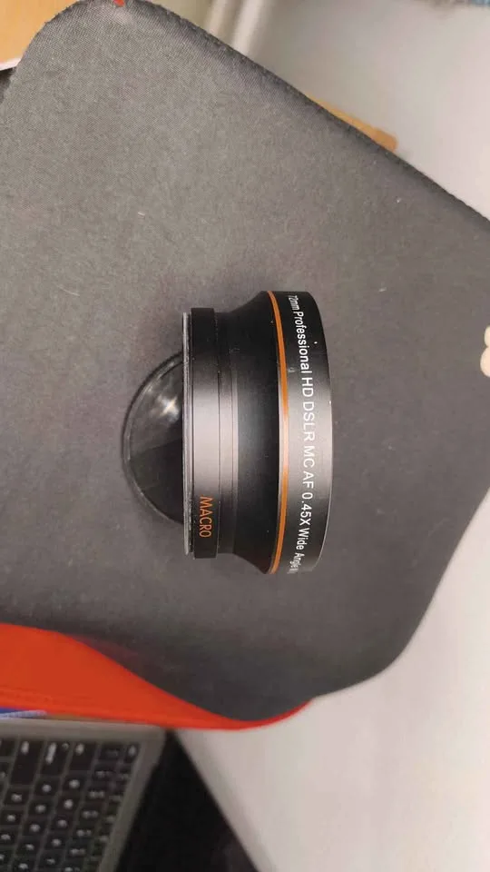 72mm Professional HD DSLR Wide Angle Lens w/ Macro image indicator(5)