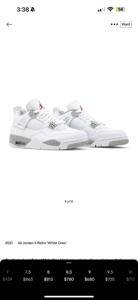 Jordan 4s just missing laces!!! image indicator(2)