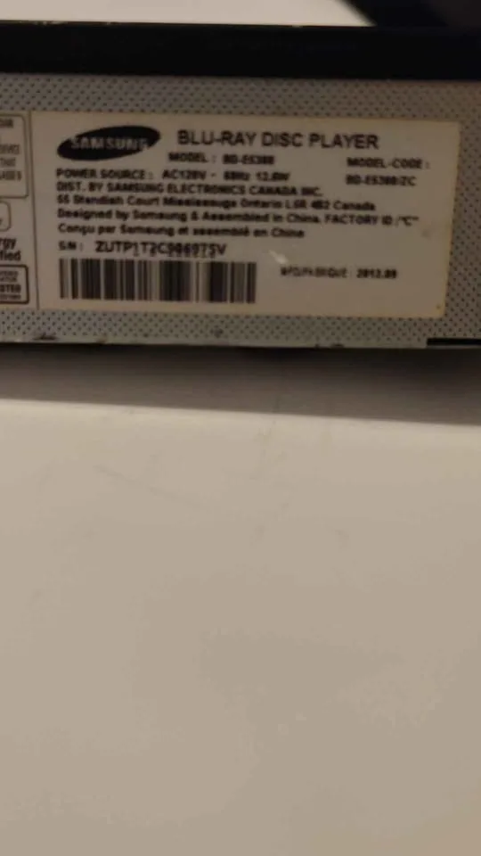 Samsung BluRay bd3500 disc player image indicator(3)