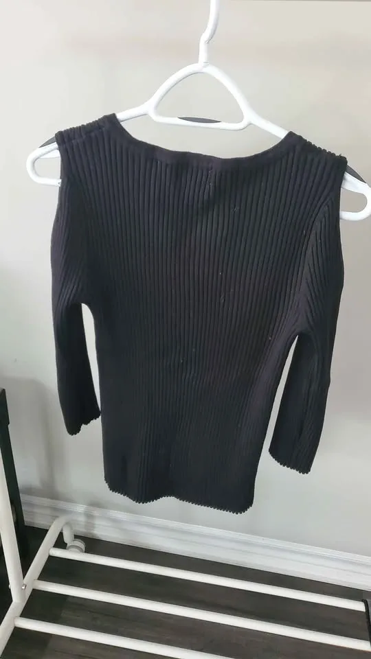 Women's Top Size L Black color , Carmen image indicator(3)