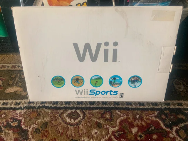 Wii console with games