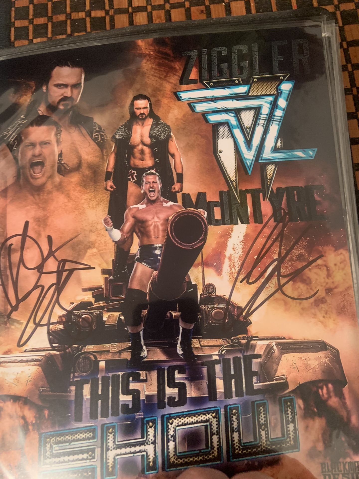McIntyre/Ziggler Dual Autograph