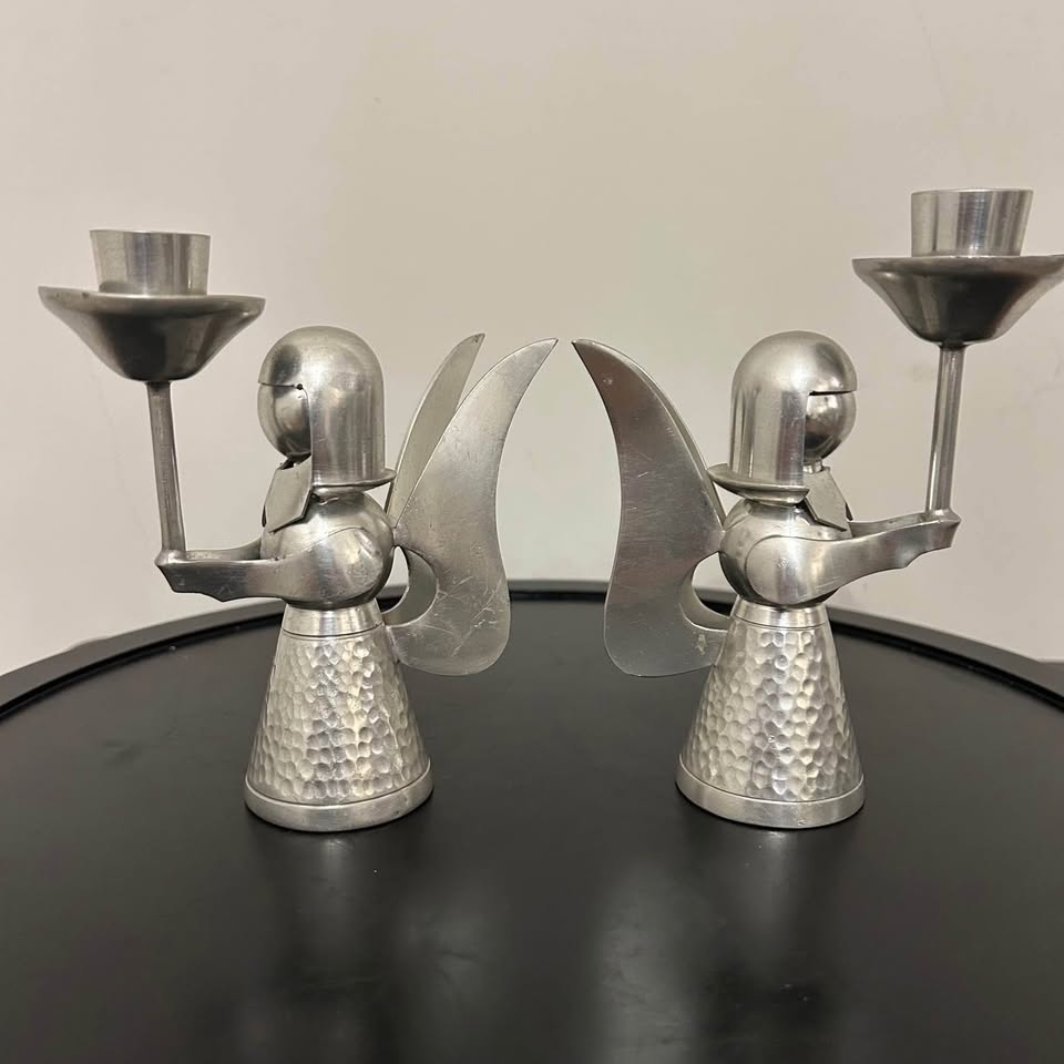 Wisnol Pewter Angel Candle Holders - Indonesia ASIS - photo 2