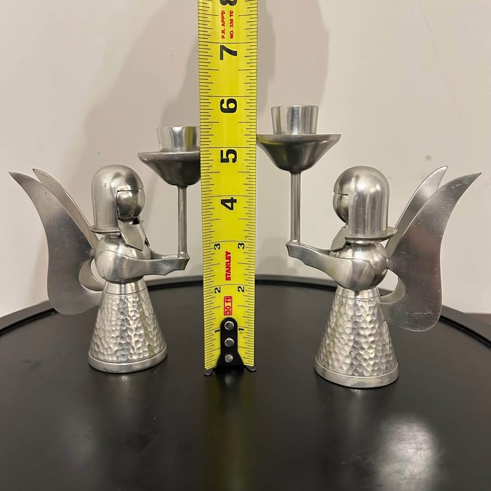 Wisnol Pewter Angel Candle Holders - Indonesia ASIS - photo 5