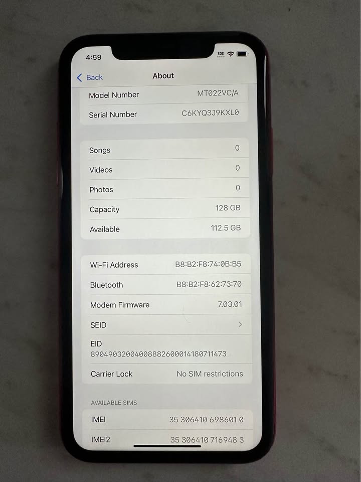 iPhone XR 128gb unlocked - photo 3