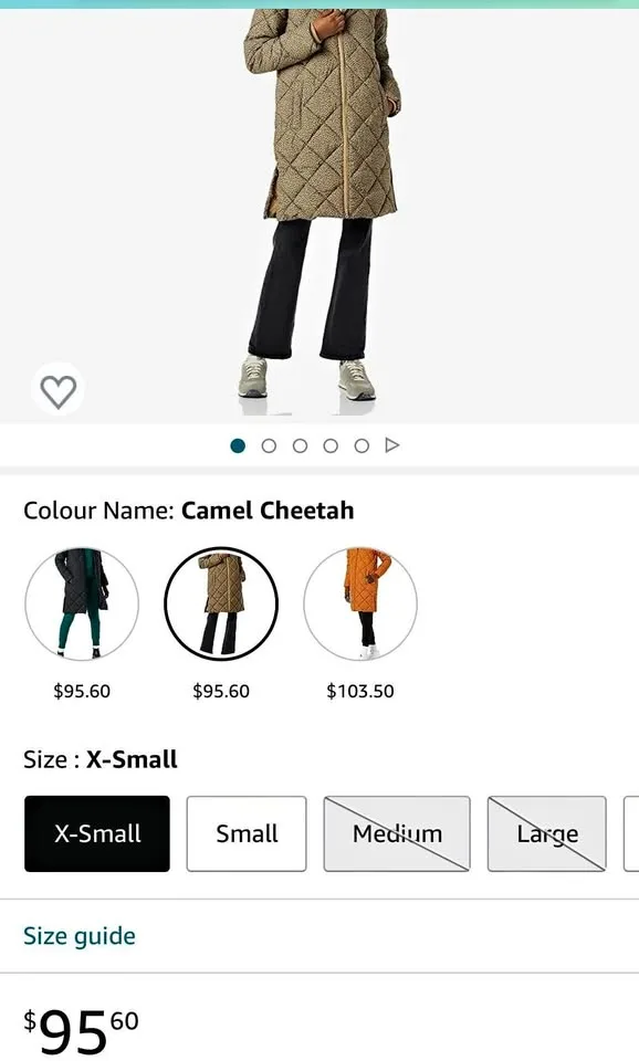 Amazon Essentials Womens Puffer Coat Size XS thumbnail