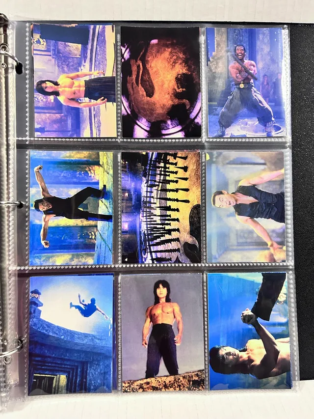 Vintage 1995 Mortal Kombat Card Lot – 280 Cards Total image indicator(8)