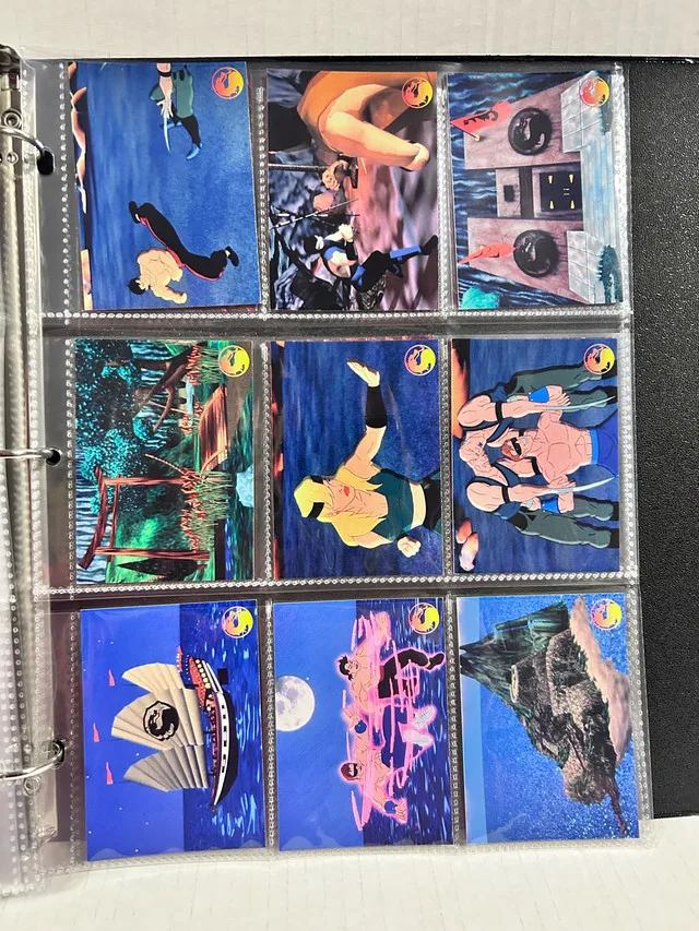 Vintage 1995 Mortal Kombat Card Lot – 280 Cards Total image indicator(9)