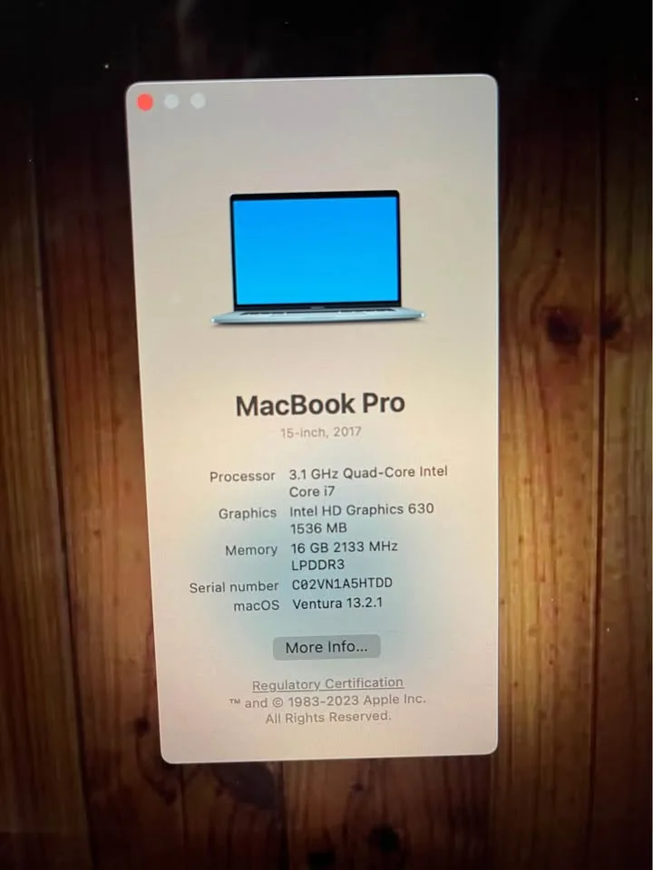 Apple MacBook Pro 15” Touchbar image indicator(4)