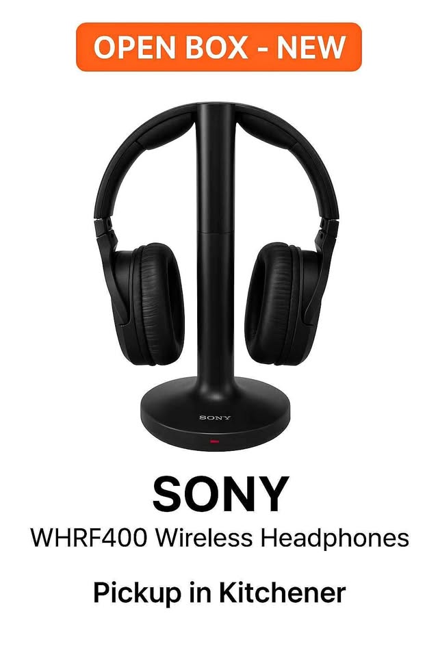 Sony WHRF400 Wireless Headphones - Open Box - New