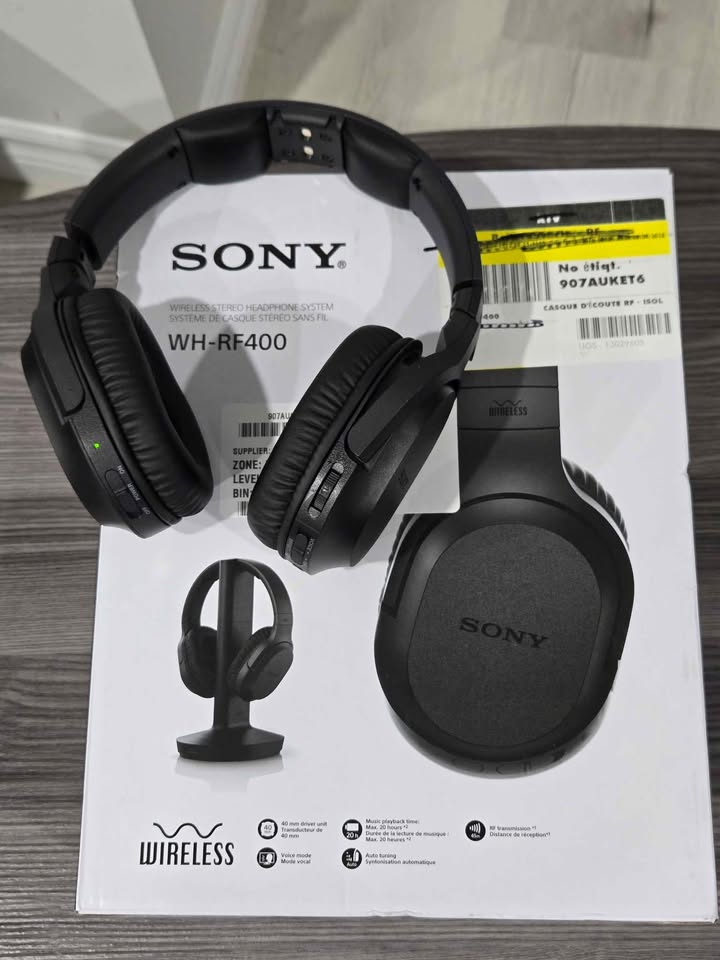 Sony WHRF400 Wireless Headphones - Open Box - New - photo 3