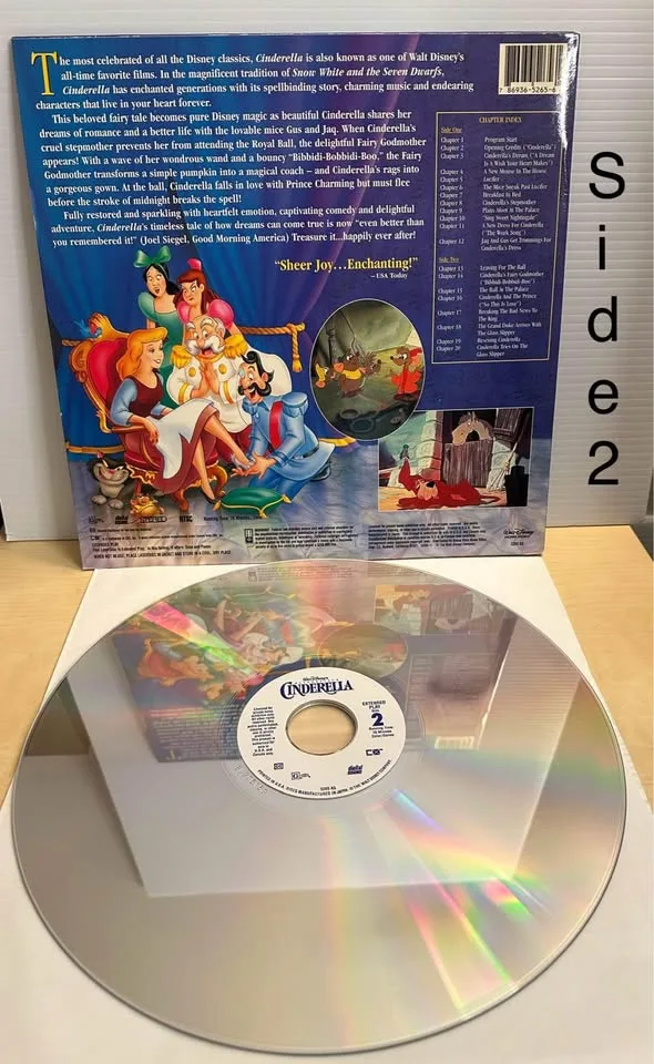 Cinderella Framed Laser Disc image indicator(3)